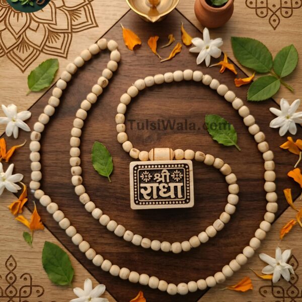 Radha Naam Tulsi Kanthi Mala Medium Bhaktamaal