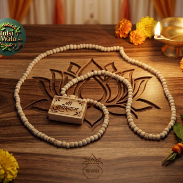 Shri RadheShyam Tulsi Kanthi Mala Bhaktamaal Vrindavan Handmade